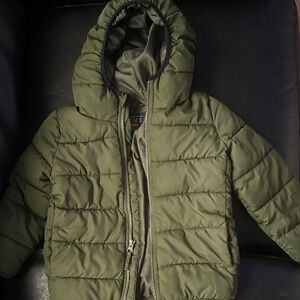 The Children's Place Green Puffer Jacket